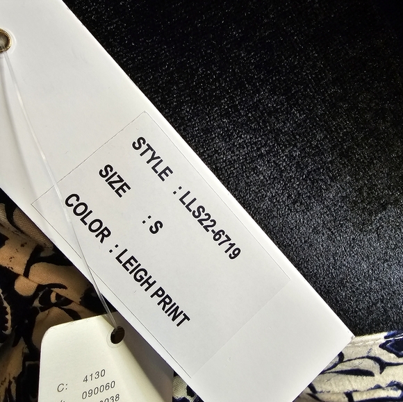 Anthropologie Tie Back Dress Size S MSRP $375 in Blue and White - Picture 8 of 11